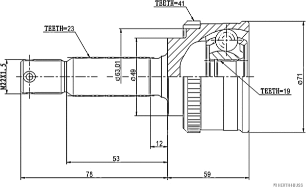 Joint Kit, drive shaft