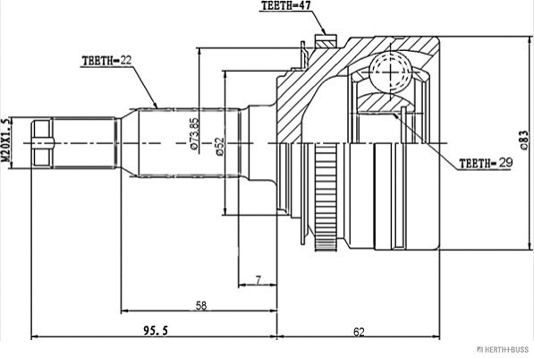 Joint Kit, drive shaft