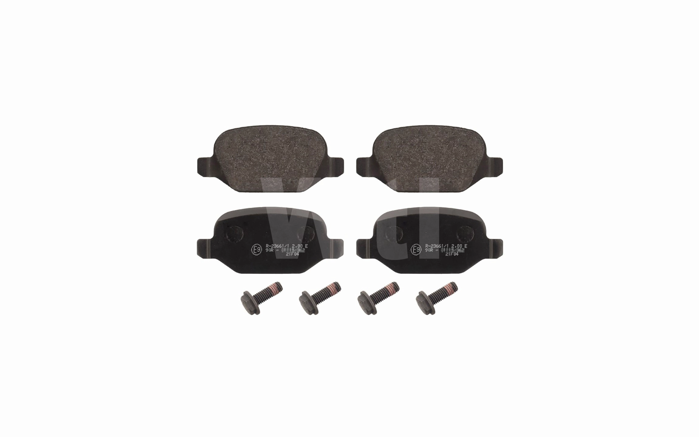 Brake Pad Set, disc brake (K711132)