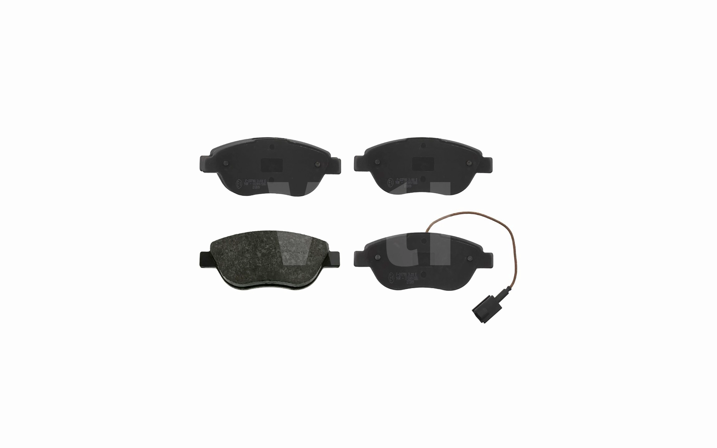 Brake Pad Set, disc brake (K711107)