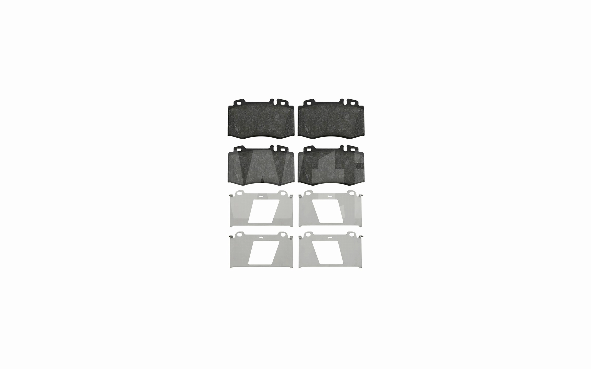 Brake Pad Set, disc brake (K711076)