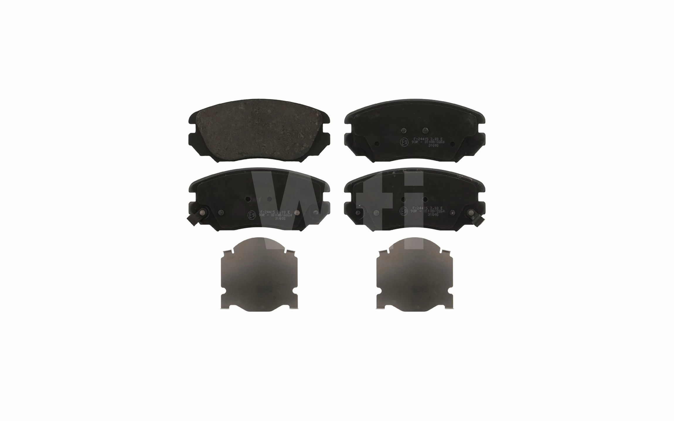 Brake Pad Set, disc brake (K711142)