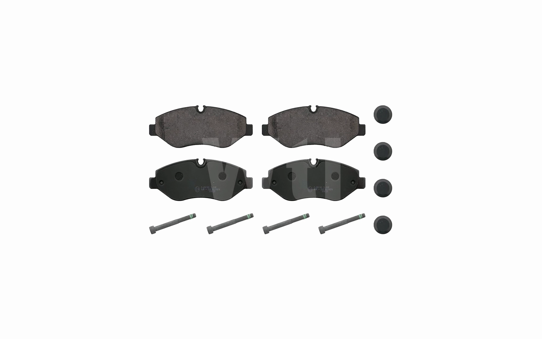 Brake Pad Set, disc brake (K971036)