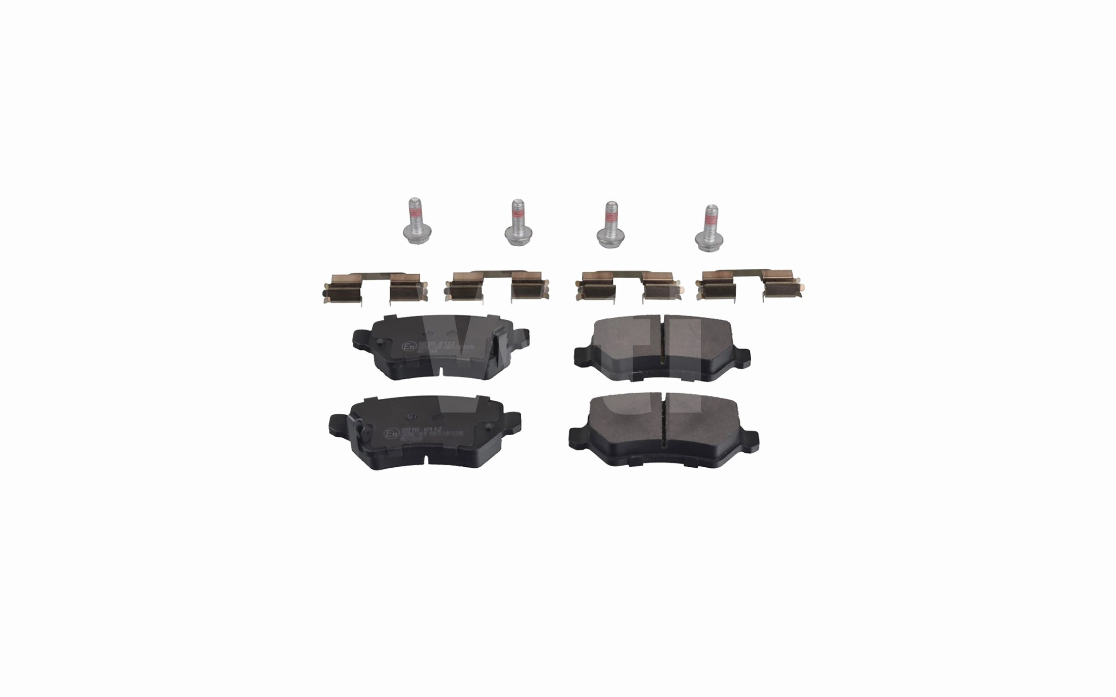 Brake Pad Set, disc brake (K711212)