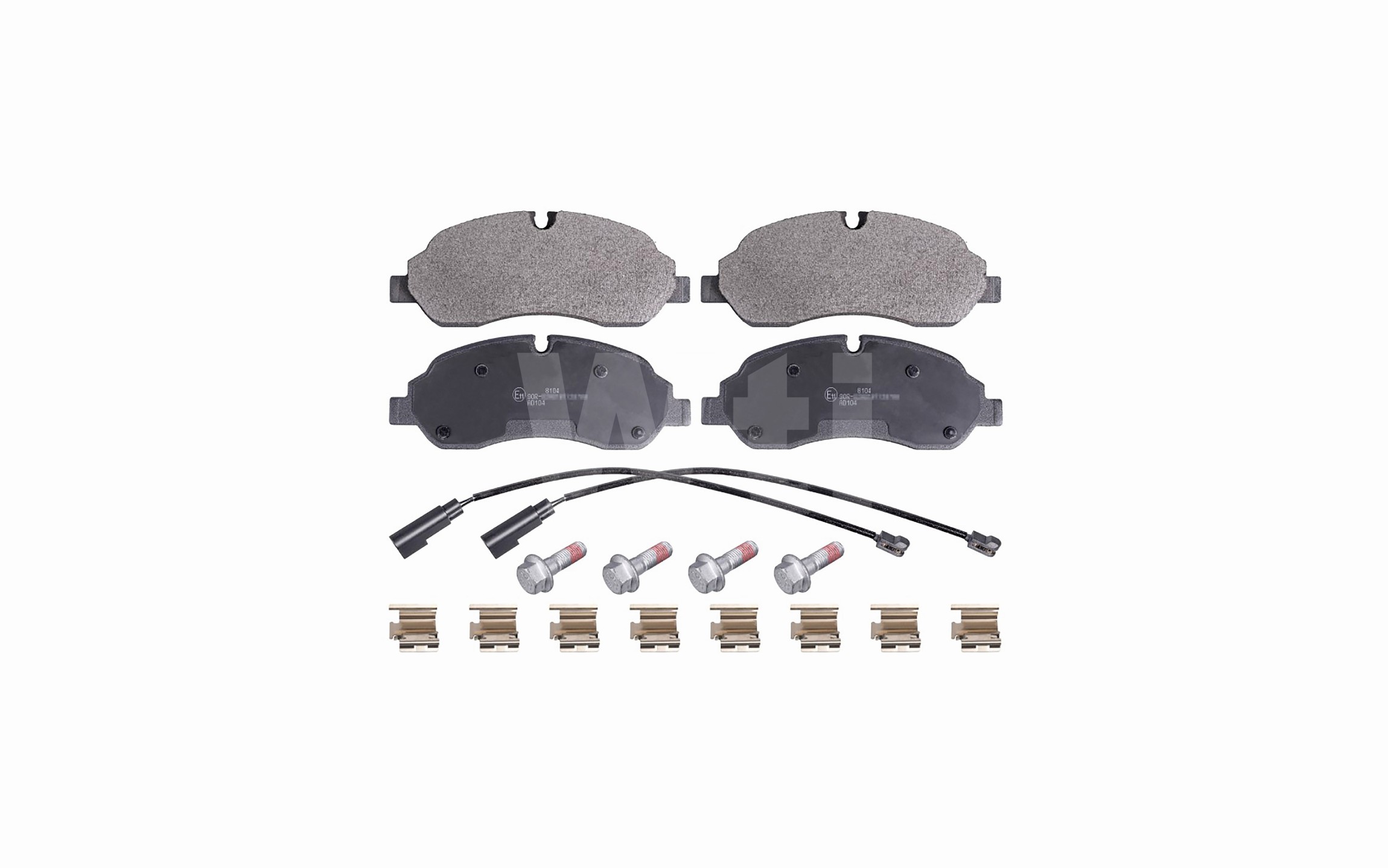 Brake Pad Set, disc brake (K711223)