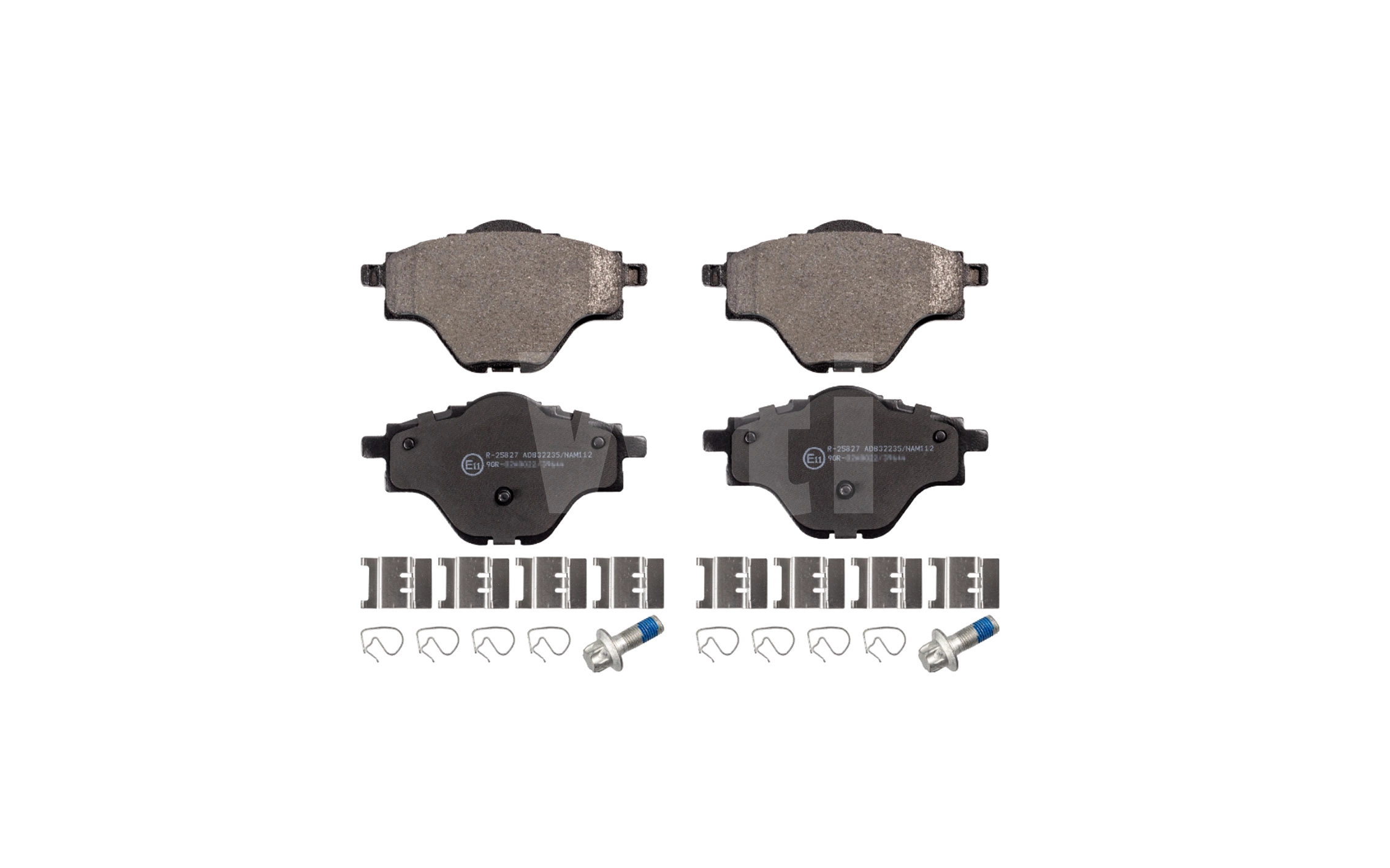 Brake Pad Set, disc brake (K851028)
