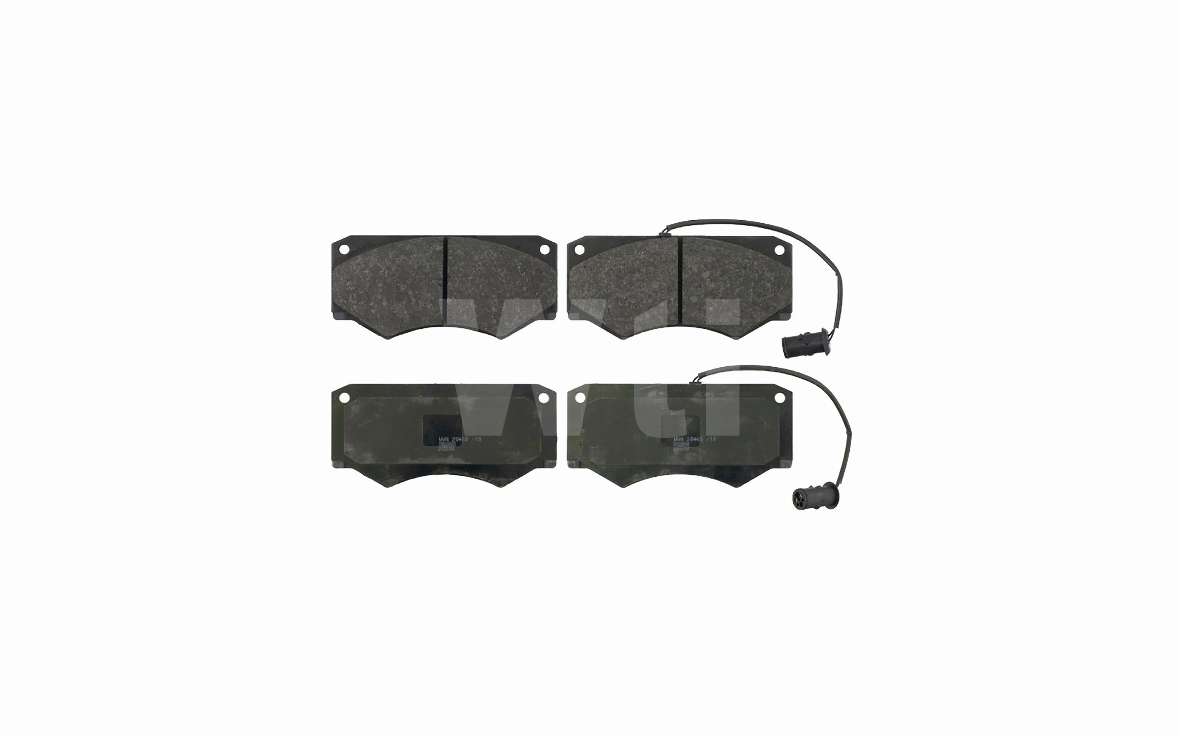 Brake Pad Set, disc brake (K711006)
