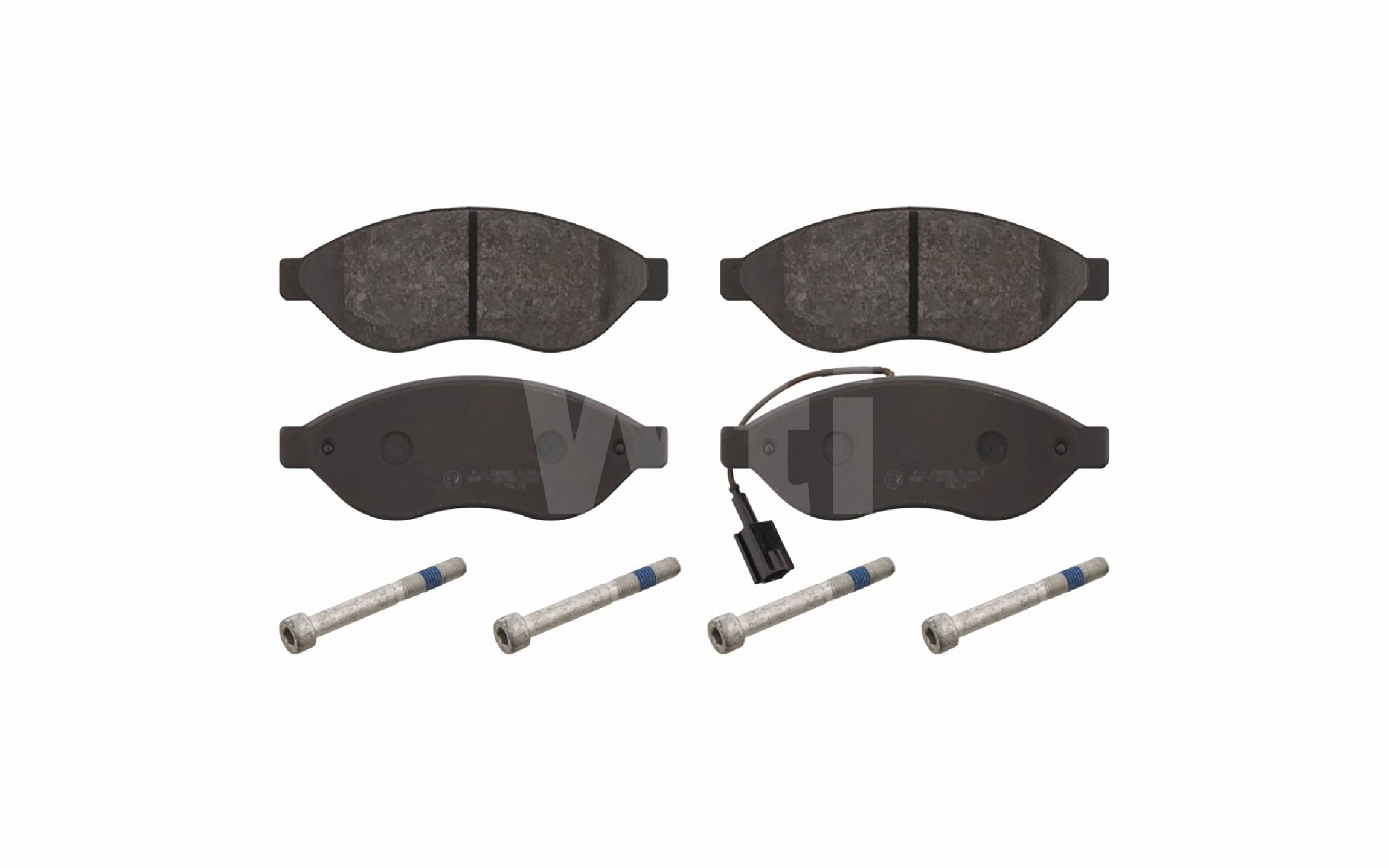 Brake Pad Set, disc brake (K711029)