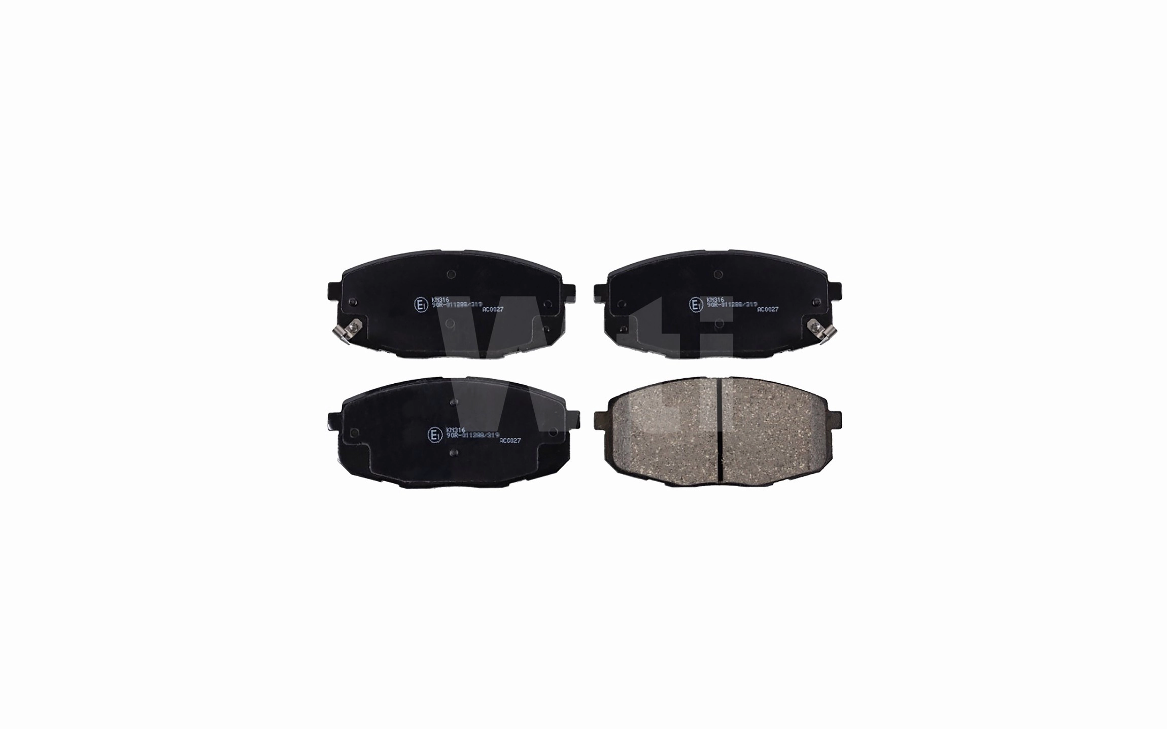 Brake Pad Set, disc brake (K711165)