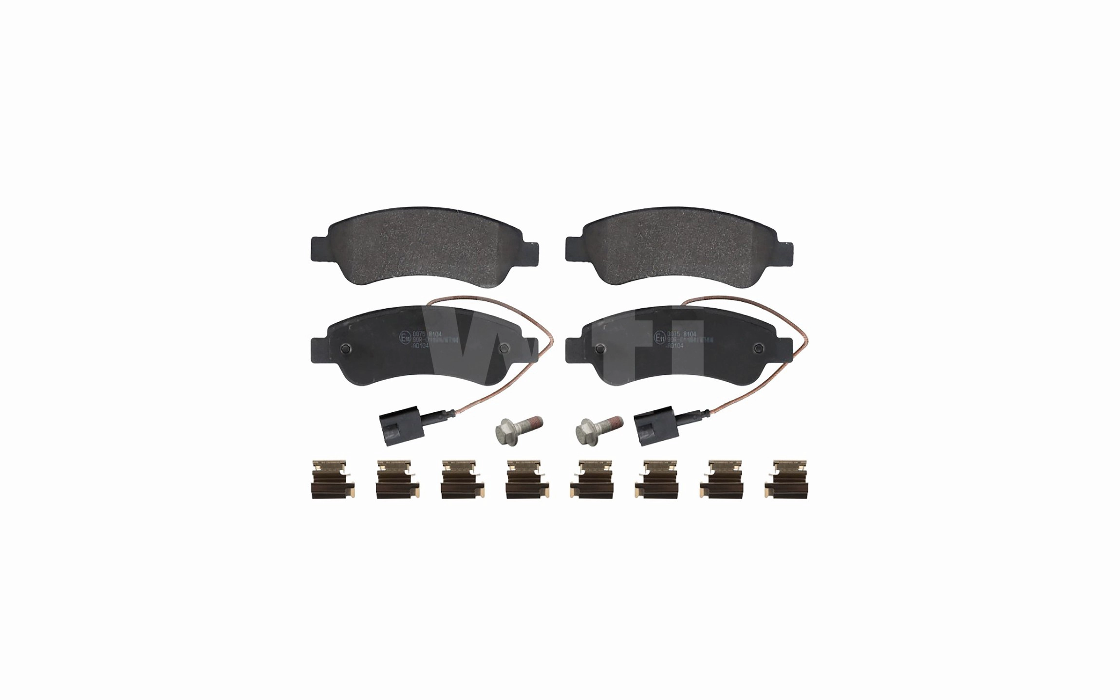 Brake Pad Set, disc brake (K971005)