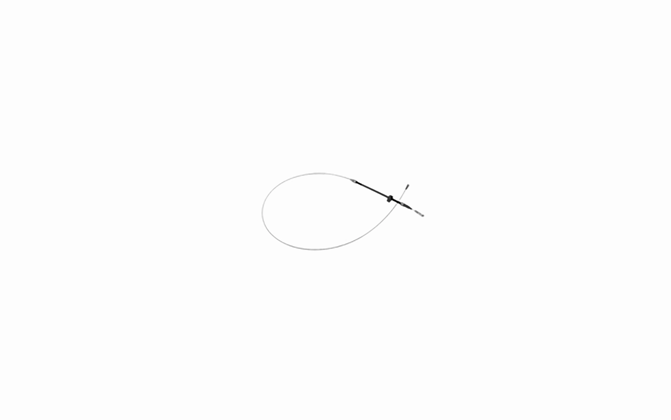 Cable Pull, parking brake (C905598)