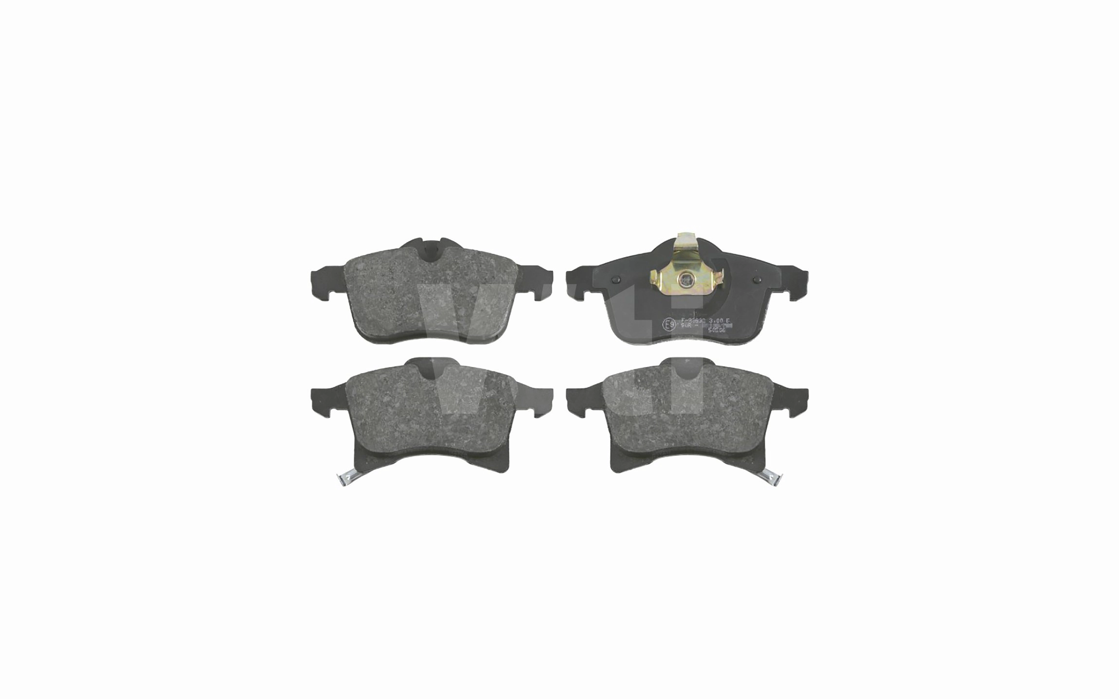 Brake Pad Set, disc brake (K711160)