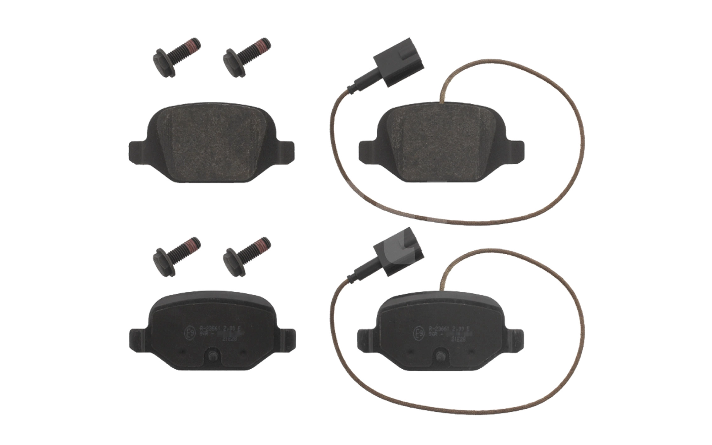 Brake Pad Set, disc brake (K851041)