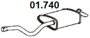 Rear Muffler (01.740)
