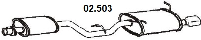 Rear Muffler (02.503)