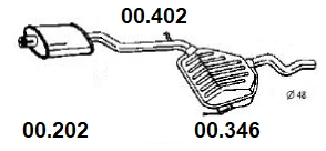 Rear Muffler (00.402)