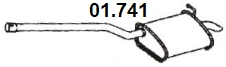 Rear Muffler (01.741)