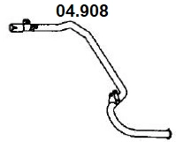 Exhaust Pipe (04.908)
