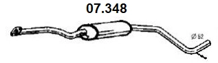 Centre Muffler (07.348)