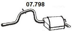 Rear Muffler (07.798)