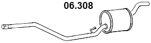 Centre Muffler (06.308)