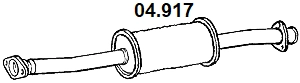 Centre Muffler (04.917)