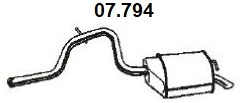 Rear Muffler (07.794)