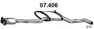 Centre Muffler (07.406)