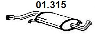 Centre Muffler (01.315)