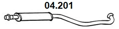 Front Muffler (04.201)