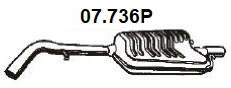 Rear Muffler (07.736P)
