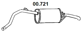 Rear Muffler (00.721)