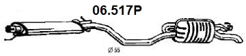 Rear Muffler (06.517P)