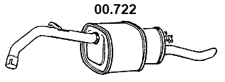 Rear Muffler (00.722)