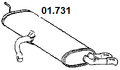 Rear Muffler (01.731)