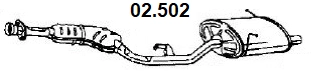 Rear Muffler (02.502)