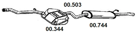 Rear Muffler (00.503)