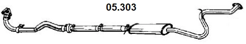 Front Muffler (05.303)
