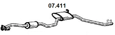 Centre Muffler (07.411)