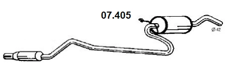 Centre Muffler (07.405)