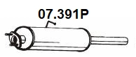 Centre Muffler (07.391P)
