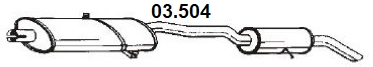 Rear Muffler (03.504)