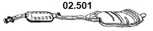 Rear Muffler (02.501)
