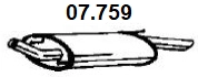 Rear Muffler (07.759)