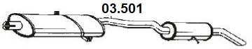 Rear Muffler (03.501)