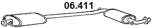 Centre Muffler (06.411)