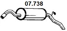 Rear Muffler (07.738)