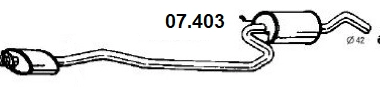 Centre Muffler (07.403)