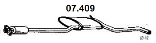 Centre Muffler (07.409)
