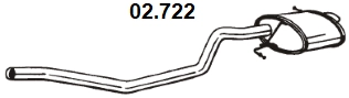 Rear Muffler (02.722)